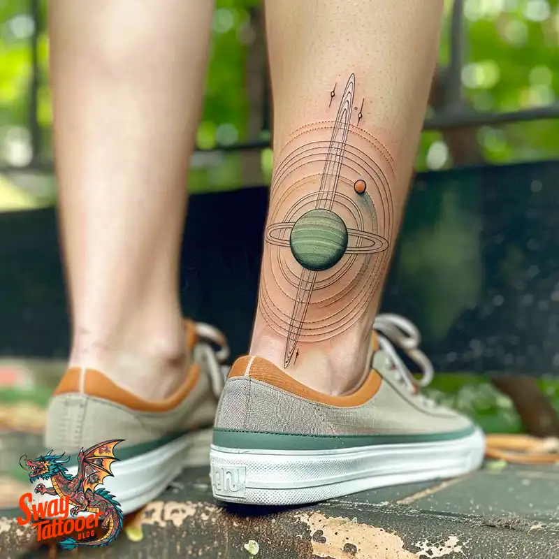 100 Saturn Tattoo Ideas: Out of The World Cosmic Designs 26 saturn tattoo