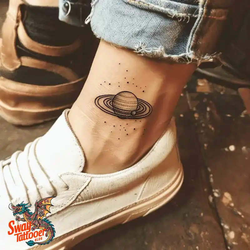 100 Saturn Tattoo Ideas: Out of The World Cosmic Designs 24 saturn tattoo