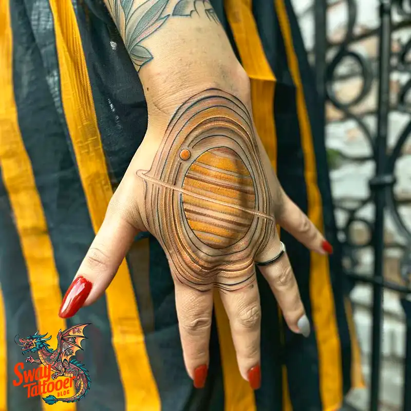 100 Saturn Tattoo Ideas: Out of The World Cosmic Designs 22 saturn tattoo