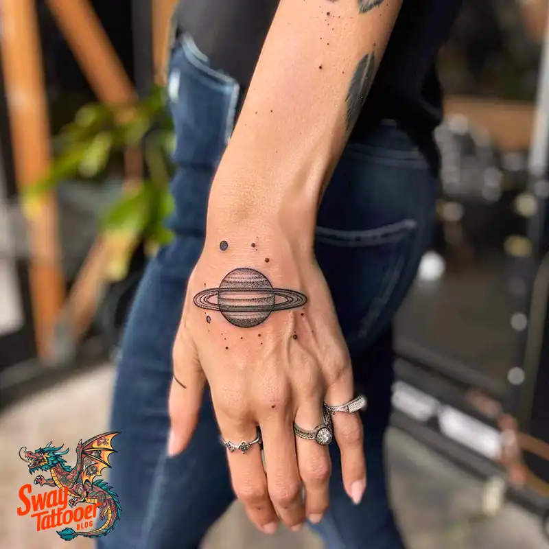 100 Saturn Tattoo Ideas: Out of The World Cosmic Designs 21 saturn tattoo