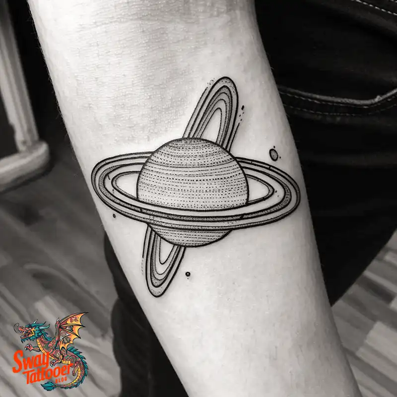 100 Saturn Tattoo Ideas: Out of The World Cosmic Designs 87 saturn tattoo