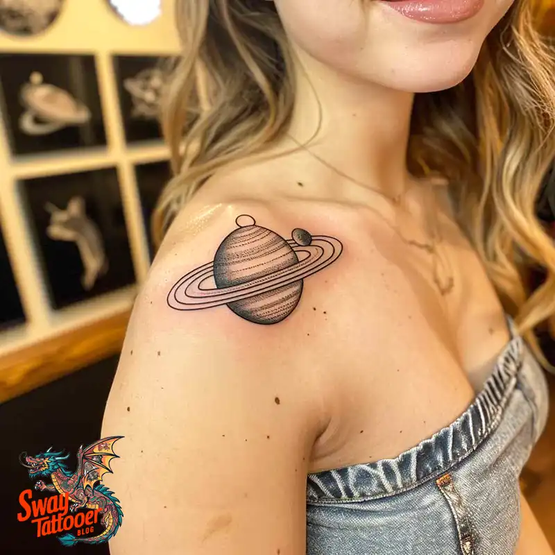 100 Saturn Tattoo Ideas: Out of The World Cosmic Designs 13 saturn tattoo