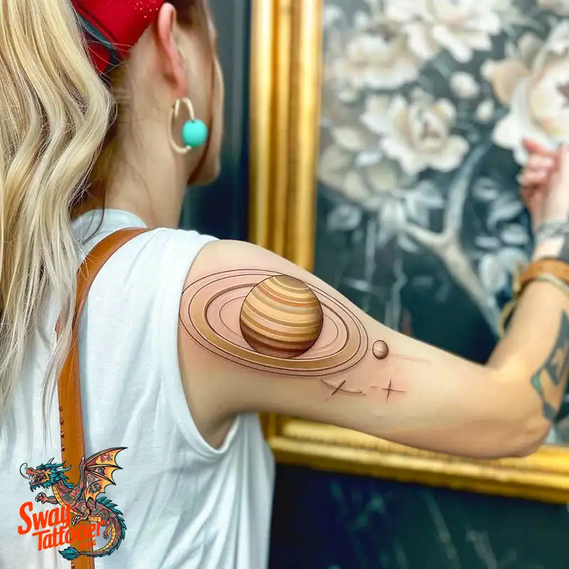 100 Saturn Tattoo Ideas: Out of The World Cosmic Designs 11 saturn tattoo
