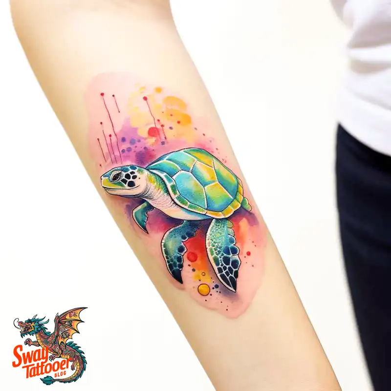 50 Sea Turtle Tattoo Design Ideas: Vibrant Marine Art 30 sea turtle tattoo