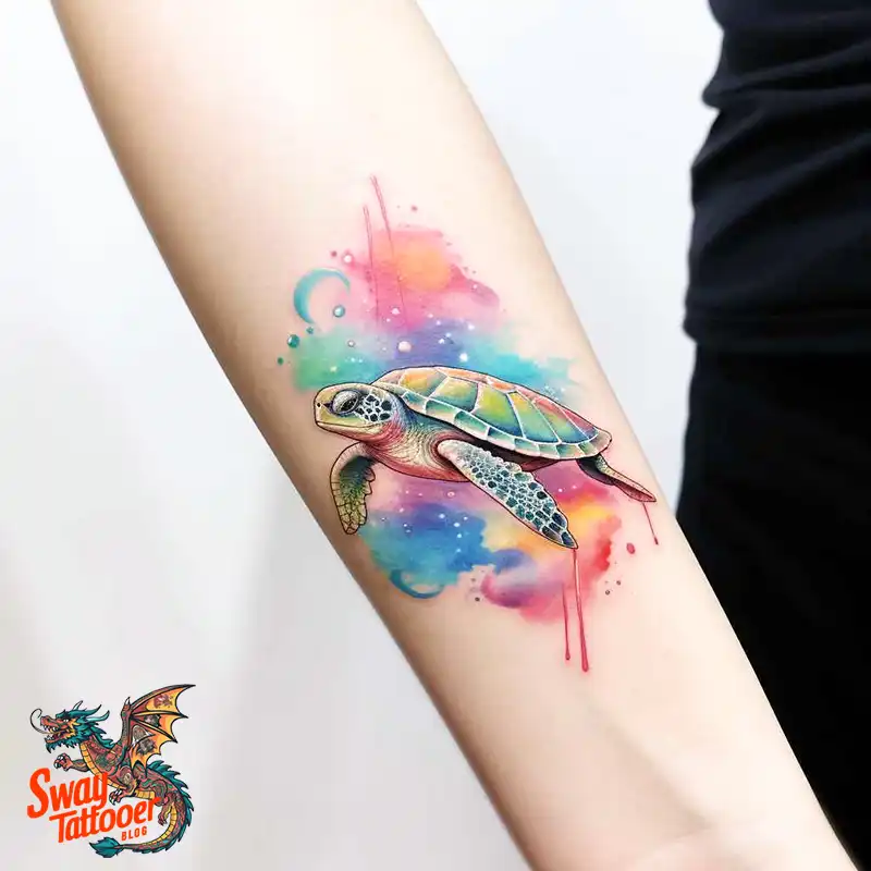 50 Sea Turtle Tattoo Design Ideas: Vibrant Marine Art 5 sea turtle tattoo