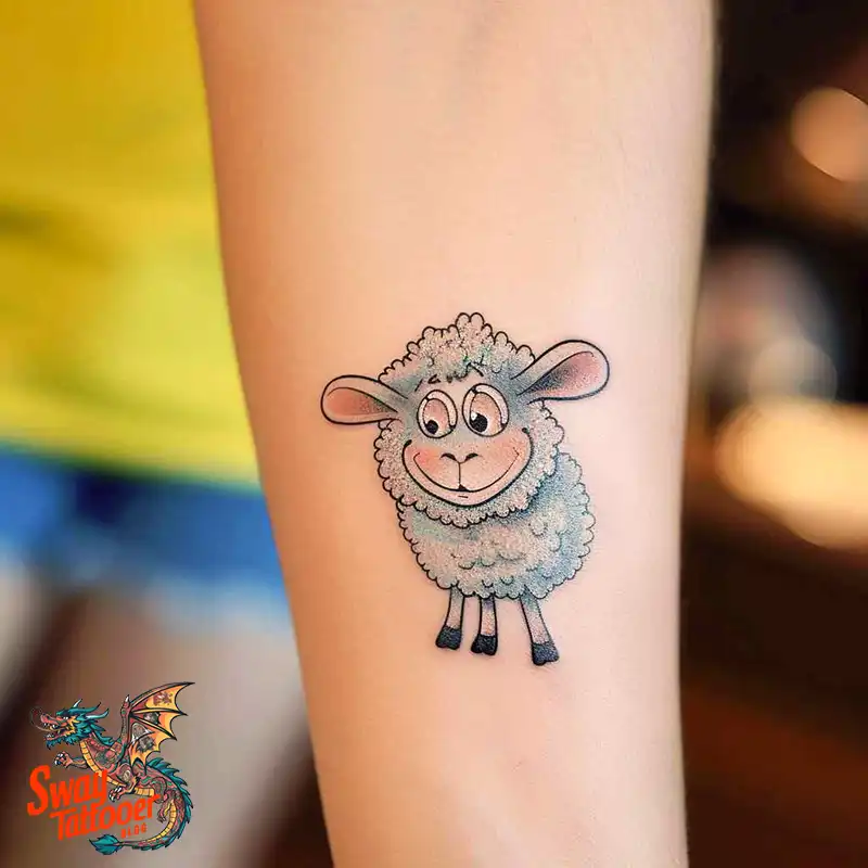 150 Sheep Tattoo Design Ideas: Woolly Wonders Ink Art 146 sheep tattoo