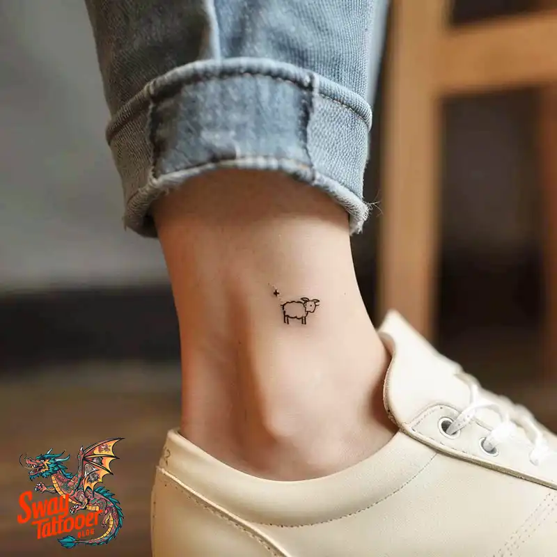 150 Sheep Tattoo Design Ideas: Woolly Wonders Ink Art 41 sheep tattoo