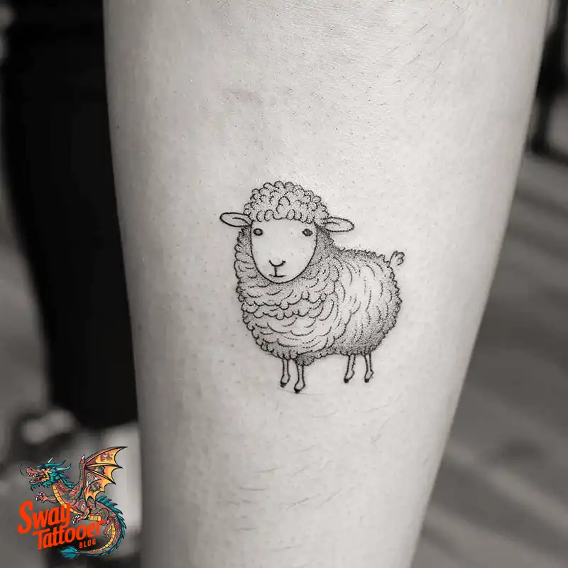 150 Sheep Tattoo Design Ideas: Woolly Wonders Ink Art 135 sheep 11