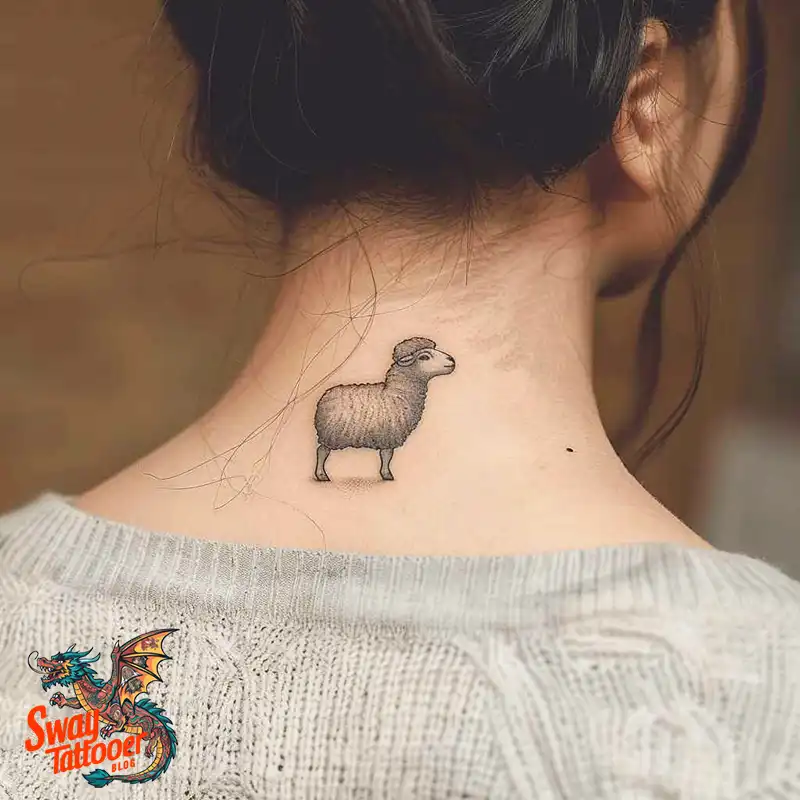 150 Sheep Tattoo Design Ideas: Woolly Wonders Ink Art 36 sheep tattoo