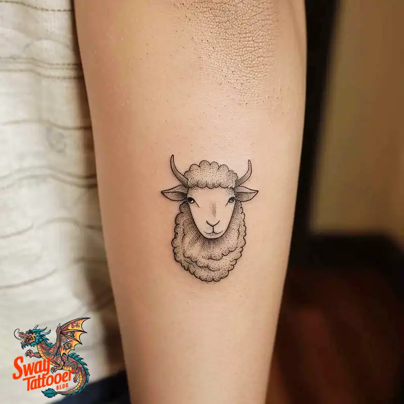 150 Sheep Tattoo Design Ideas: Woolly Wonders Ink Art 134 sheep tattoo