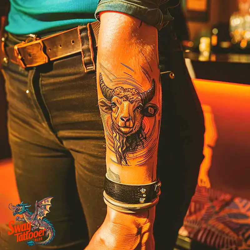 150 Sheep Tattoo Design Ideas: Woolly Wonders Ink Art 26 sheep tattoo