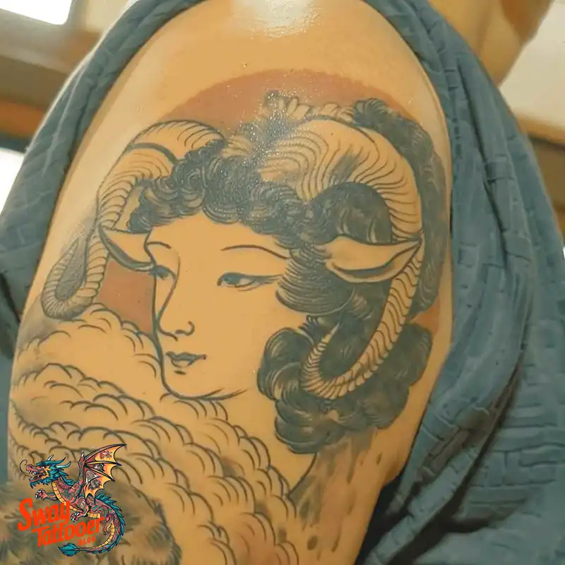 150 Sheep Tattoo Design Ideas: Woolly Wonders Ink Art 16 sheep tattoo