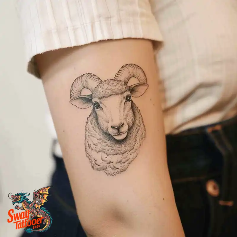 150 Sheep Tattoo Design Ideas: Woolly Wonders Ink Art 10 sheep tattoo