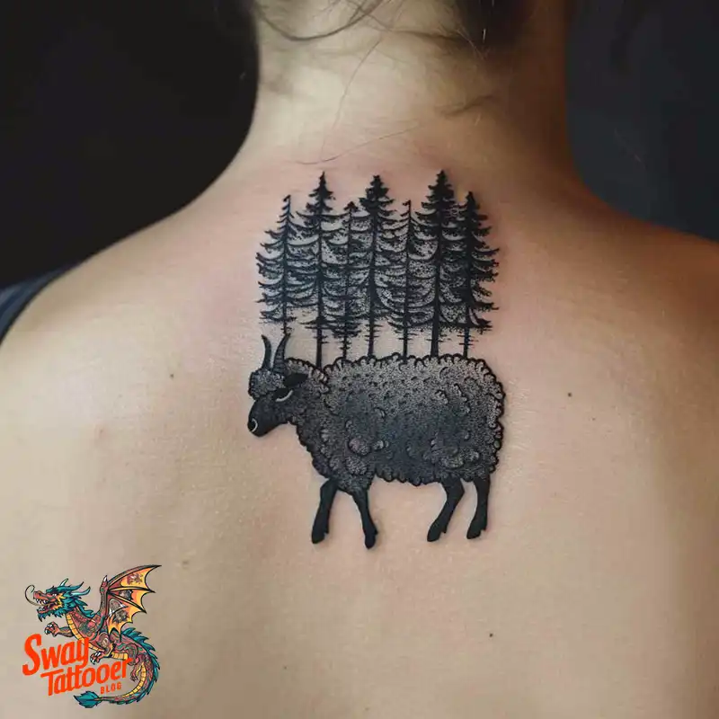 150 Sheep Tattoo Design Ideas: Woolly Wonders Ink Art 125 sheep tattoo