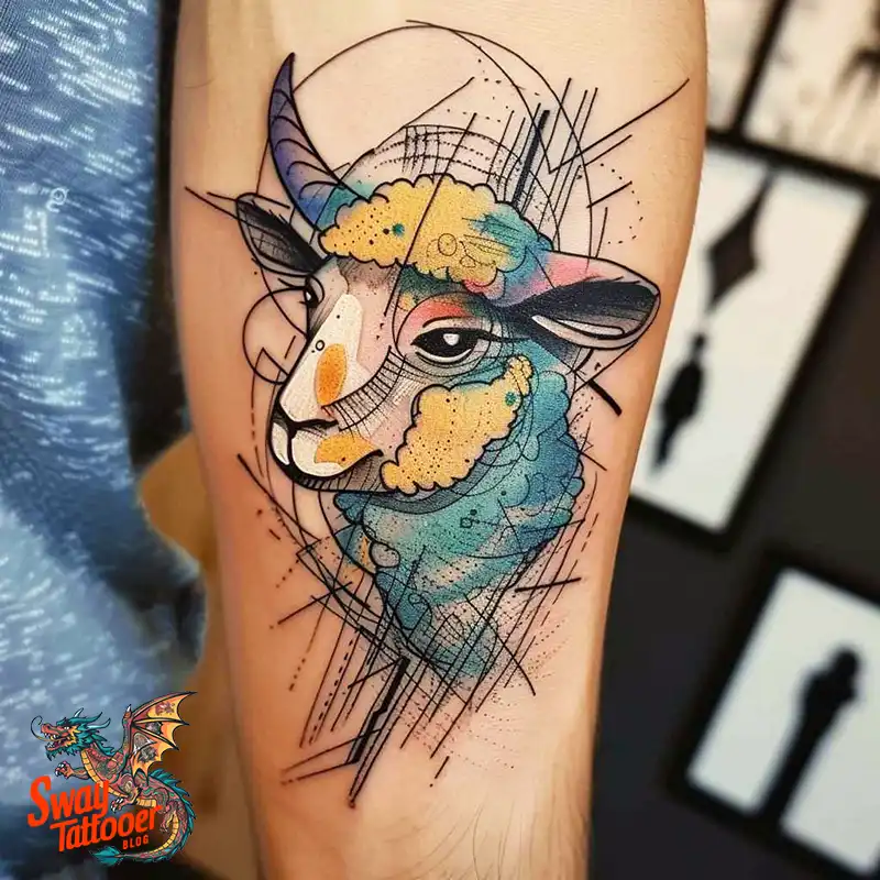 150 Sheep Tattoo Design Ideas: Woolly Wonders Ink Art 144 sheep tattoo