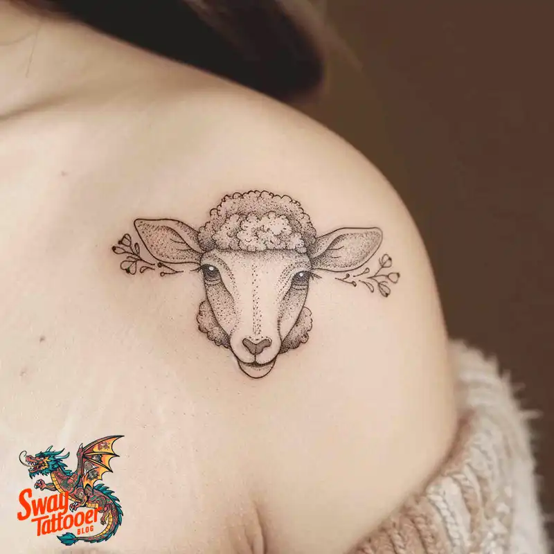 150 Sheep Tattoo Design Ideas: Woolly Wonders Ink Art 122 sheep tattoo