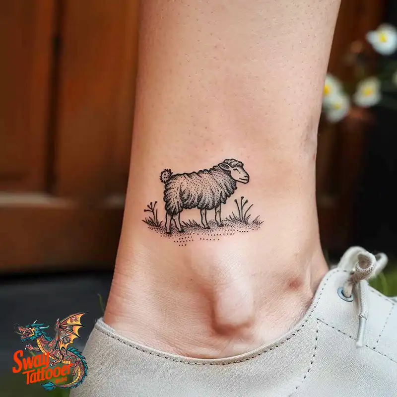 150 Sheep Tattoo Design Ideas: Woolly Wonders Ink Art 115 sheep tattoo