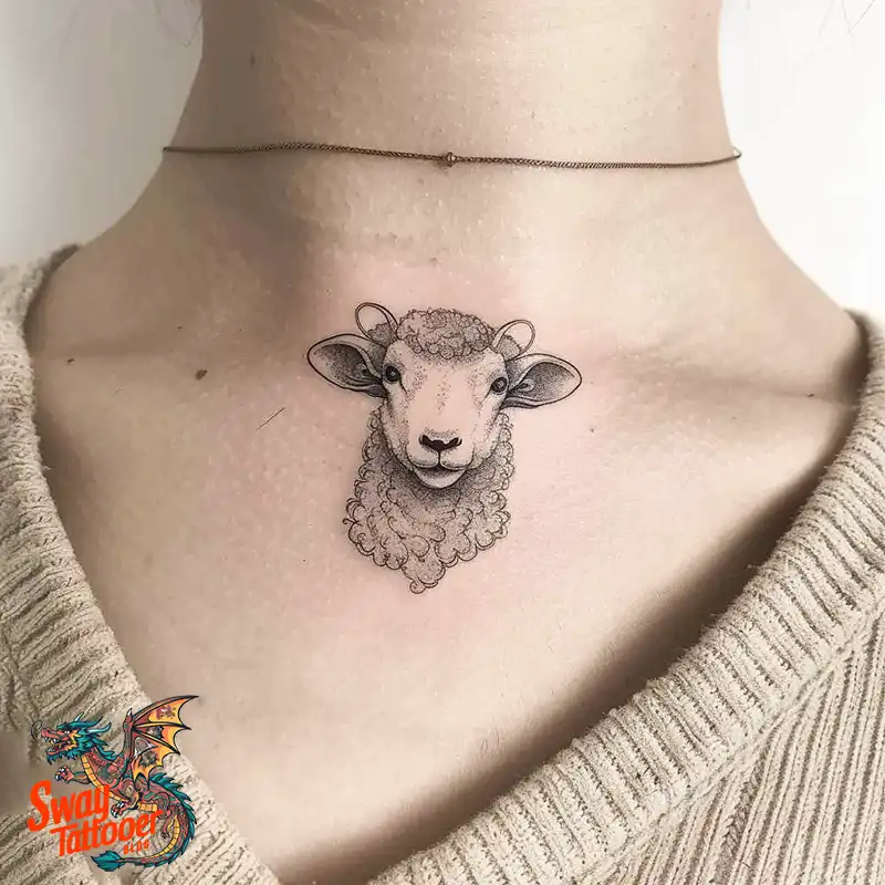 150 Sheep Tattoo Design Ideas: Woolly Wonders Ink Art 113 sheep tattoo