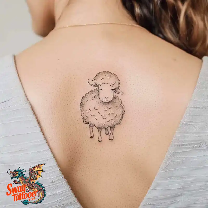 150 Sheep Tattoo Design Ideas: Woolly Wonders Ink Art 97 sheep tattoo