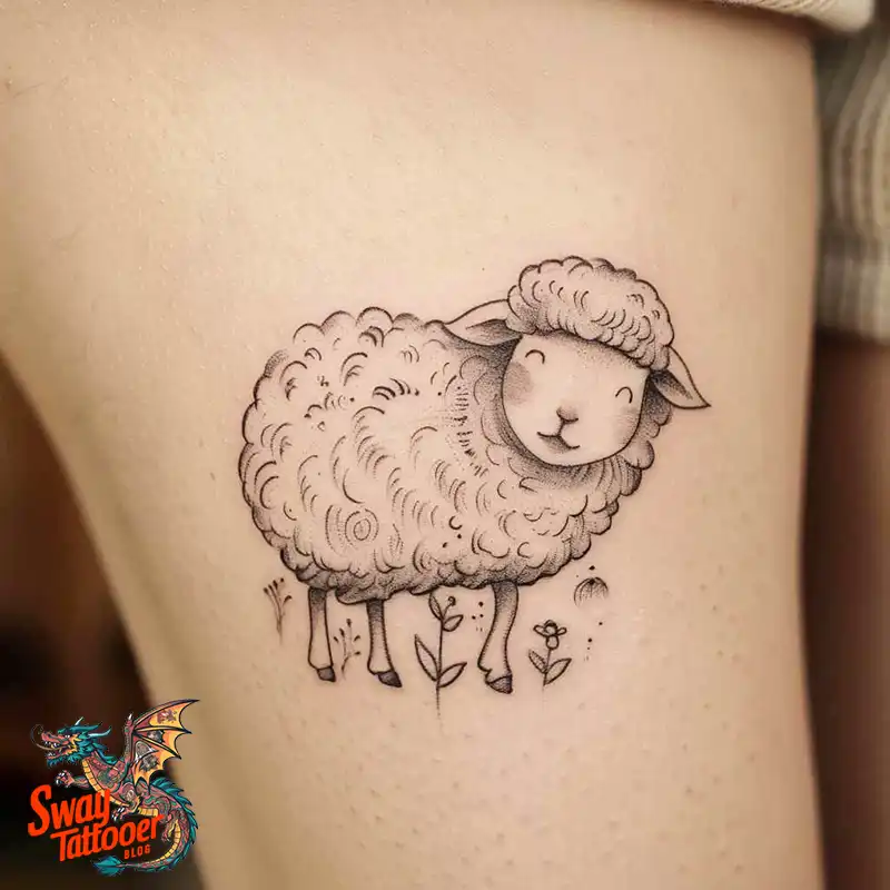 150 Sheep Tattoo Design Ideas: Woolly Wonders Ink Art 141 sheep 5