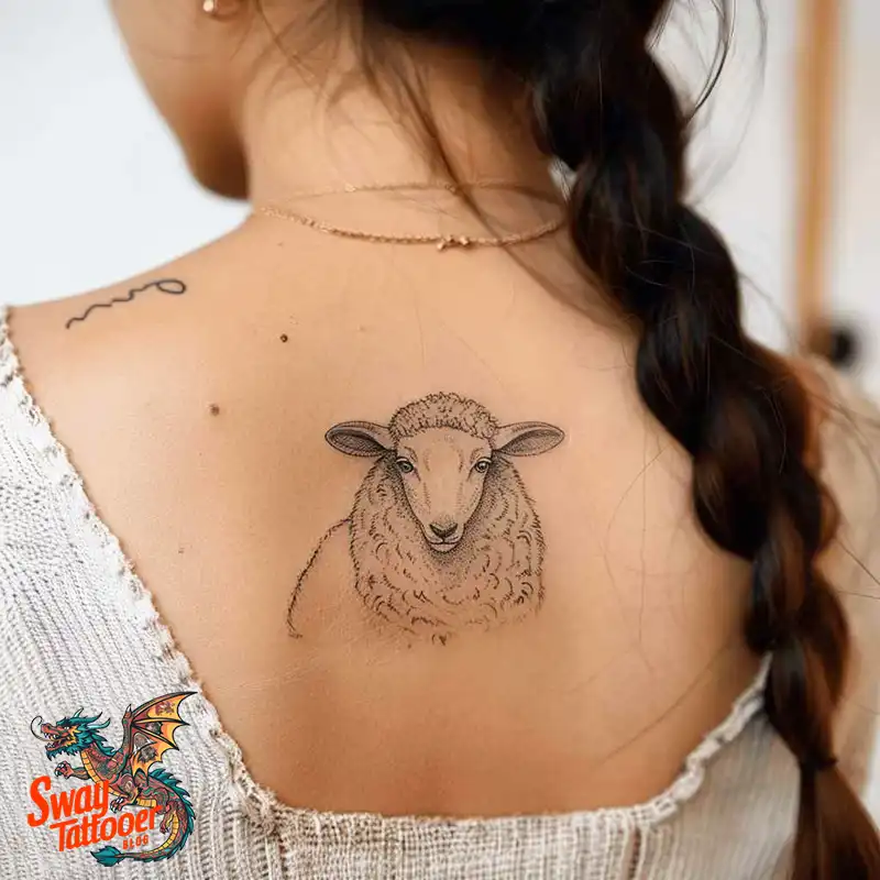 150 Sheep Tattoo Design Ideas: Woolly Wonders Ink Art 89 sheep tattoo