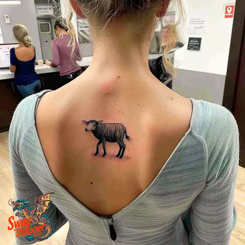 150 Sheep Tattoo Design Ideas: Woolly Wonders Ink Art 88 sheep tattoo