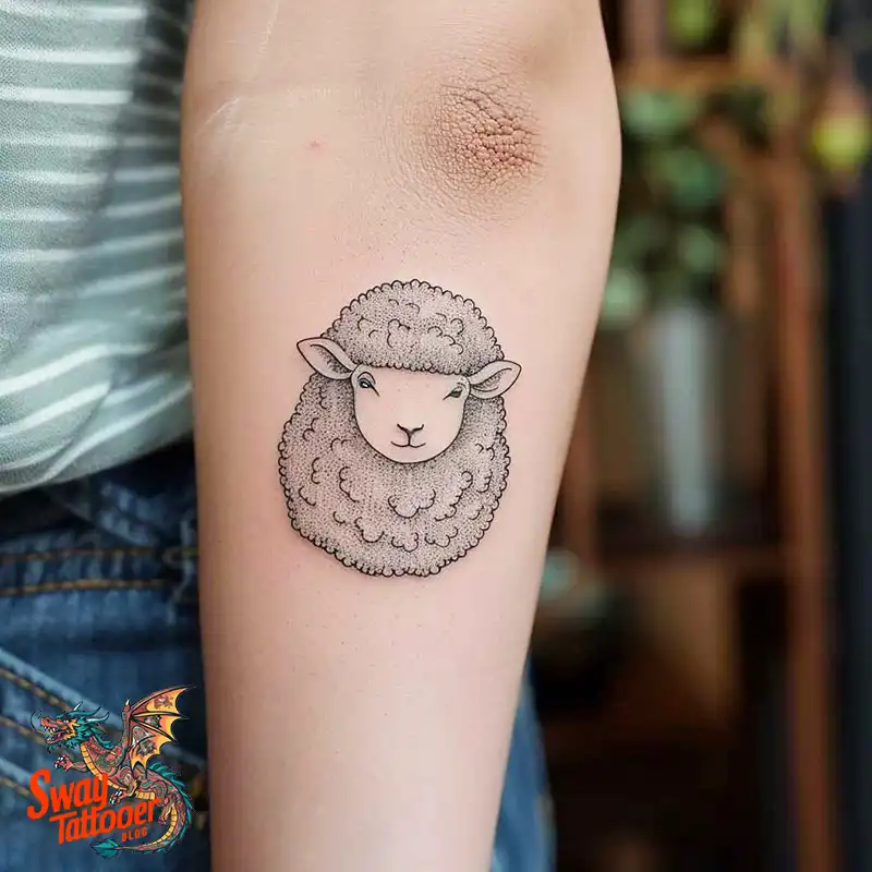 150 Sheep Tattoo Design Ideas: Woolly Wonders Ink Art 140 sheep tattoo