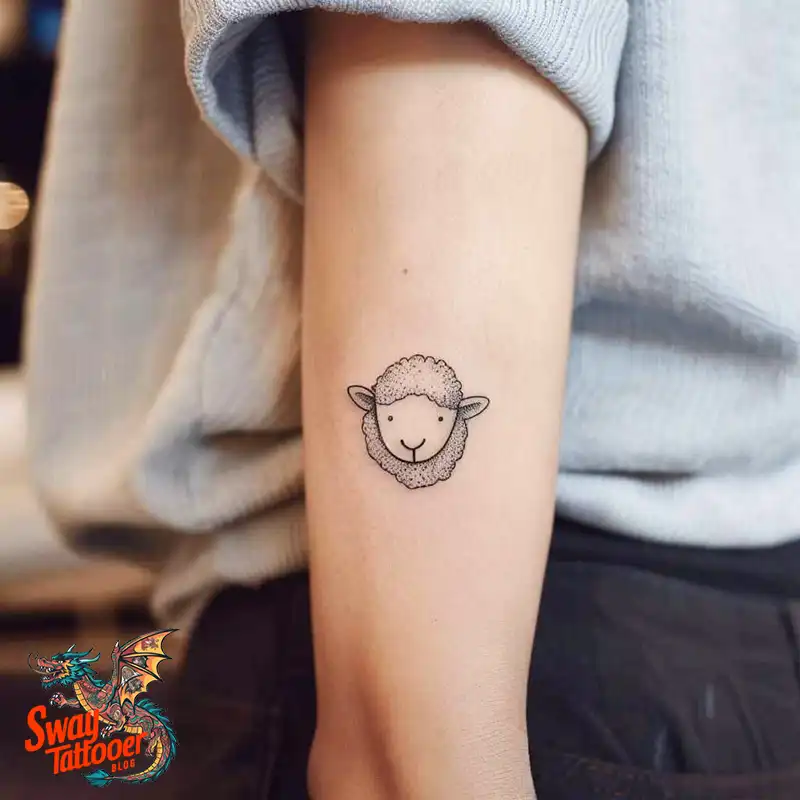 150 Sheep Tattoo Design Ideas: Woolly Wonders Ink Art 85 sheep tattoo