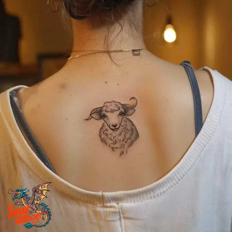 150 Sheep Tattoo Design Ideas: Woolly Wonders Ink Art 81 sheep tattoo