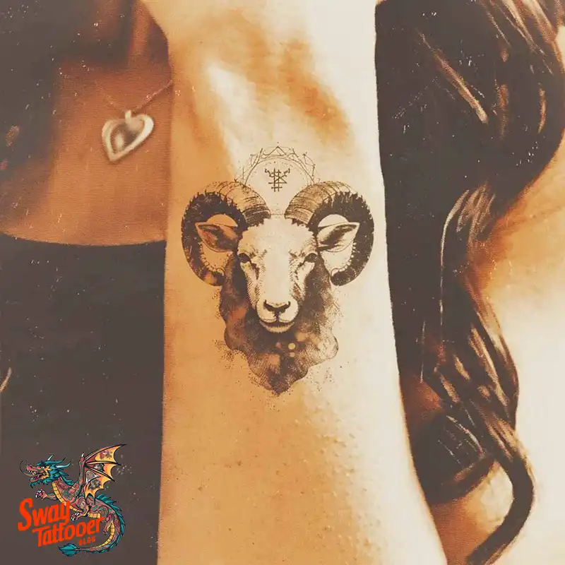 150 Sheep Tattoo Design Ideas: Woolly Wonders Ink Art 80 sheep tattoo