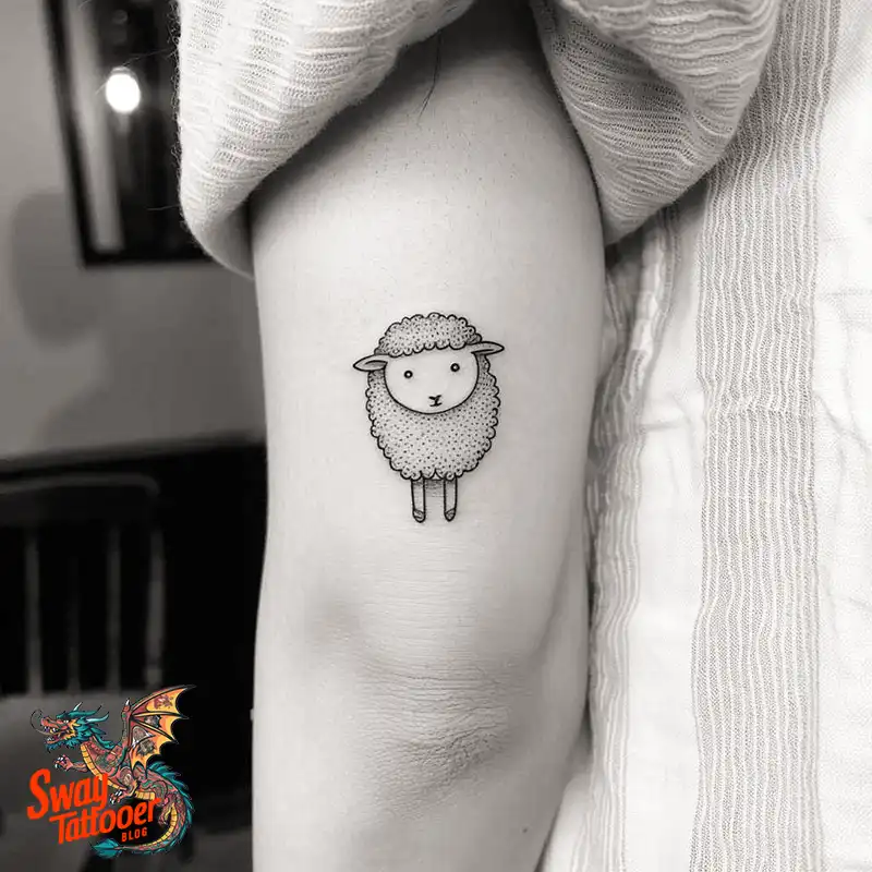 150 Sheep Tattoo Design Ideas: Woolly Wonders Ink Art 79 sheep tattoo