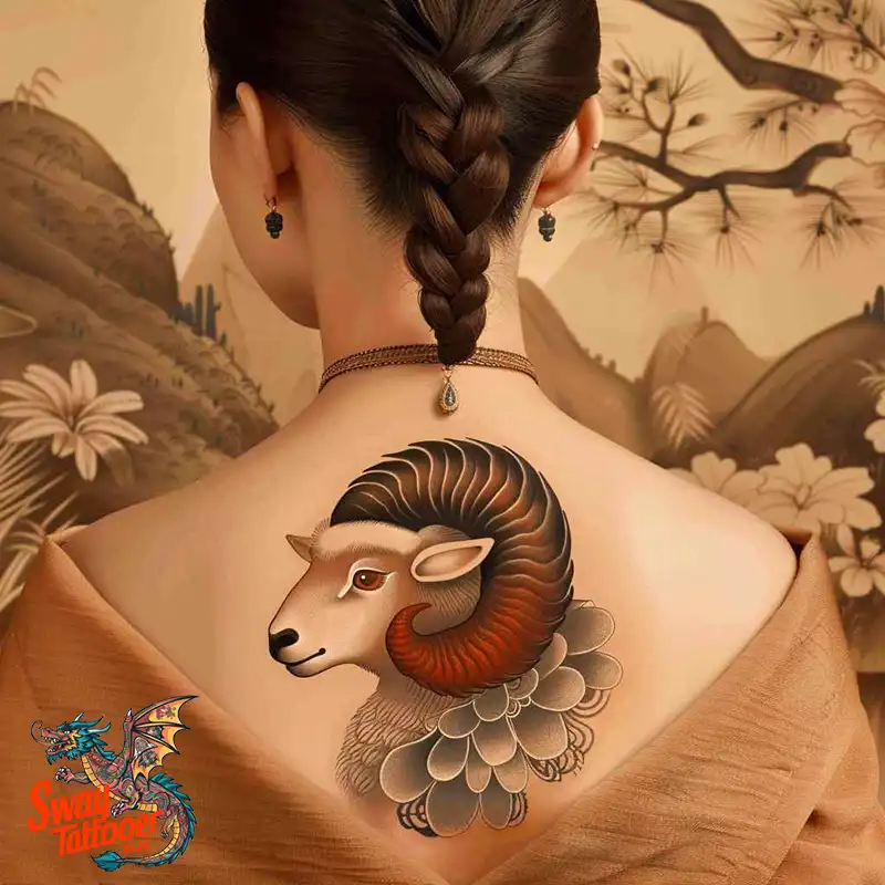 150 Sheep Tattoo Design Ideas: Woolly Wonders Ink Art 62 sheep tattoo