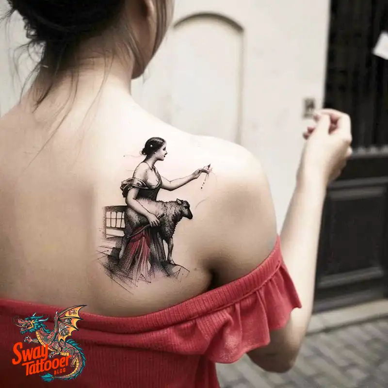 150 Sheep Tattoo Design Ideas: Woolly Wonders Ink Art 54 sheep 92
