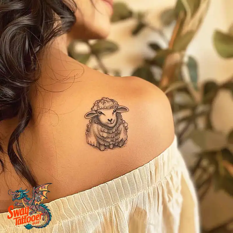 150 Sheep Tattoo Design Ideas: Woolly Wonders Ink Art 53 sheep tattoo