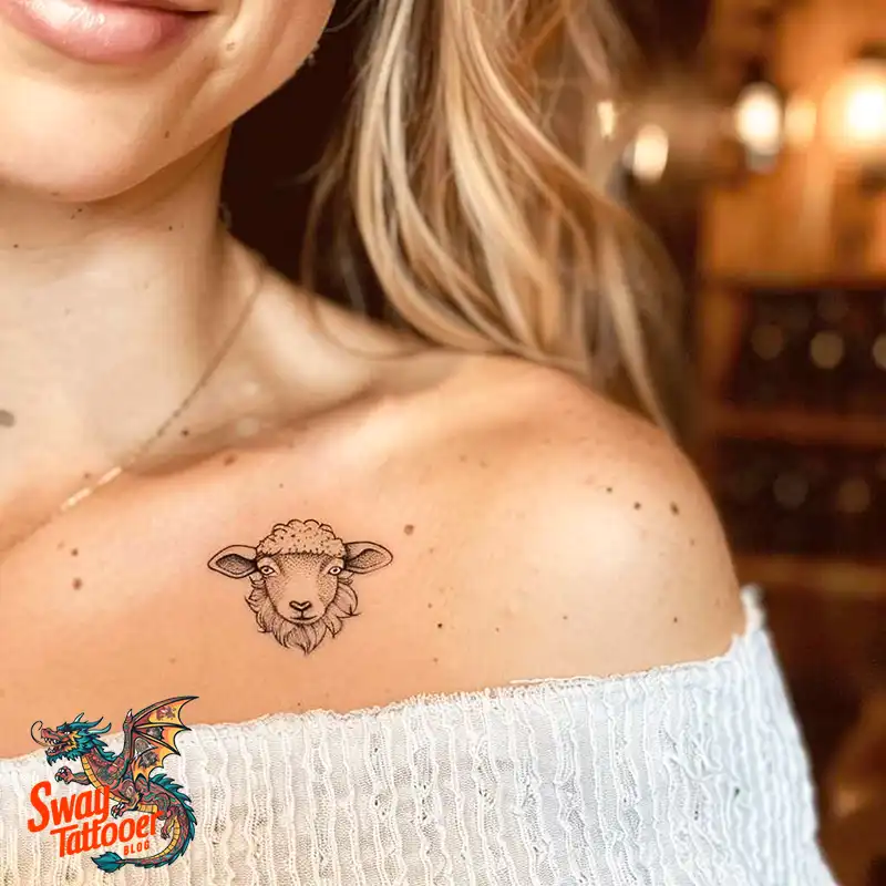 150 Sheep Tattoo Design Ideas: Woolly Wonders Ink Art 50 sheep tattoo