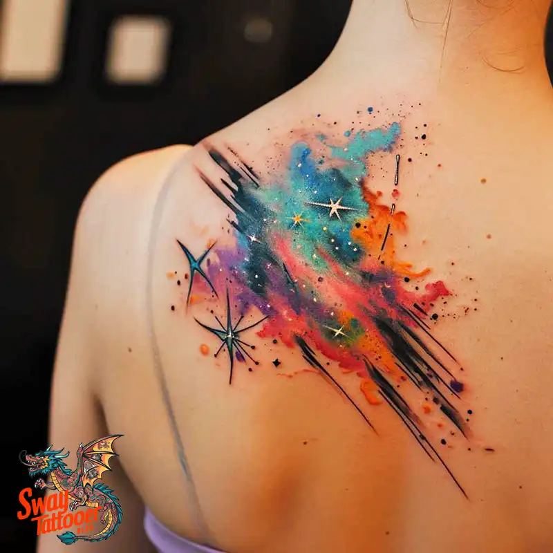 100 Shooting Star Tattoo Design Ideas: Stellar Ink 76 shooting star tattoo