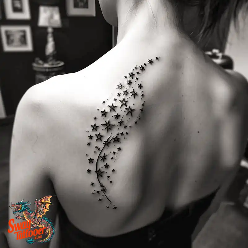 100 Shooting Star Tattoo Design Ideas: Stellar Ink 66 shooting star tattoo