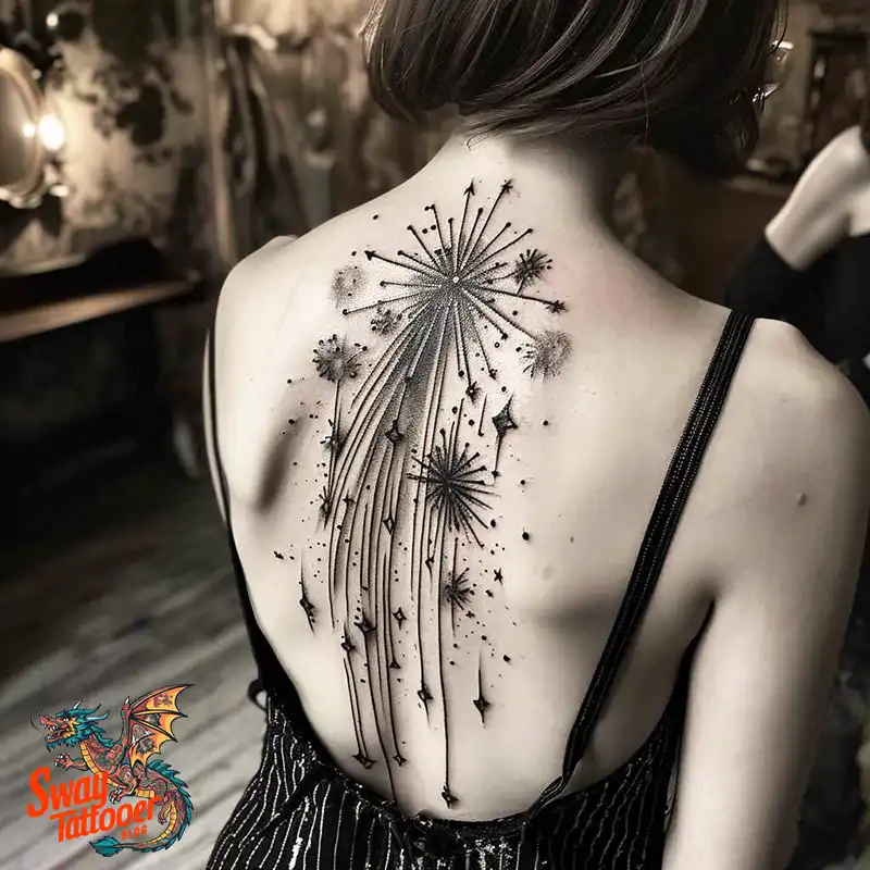 100 Shooting Star Tattoo Design Ideas: Stellar Ink 65 shooting star tattoo