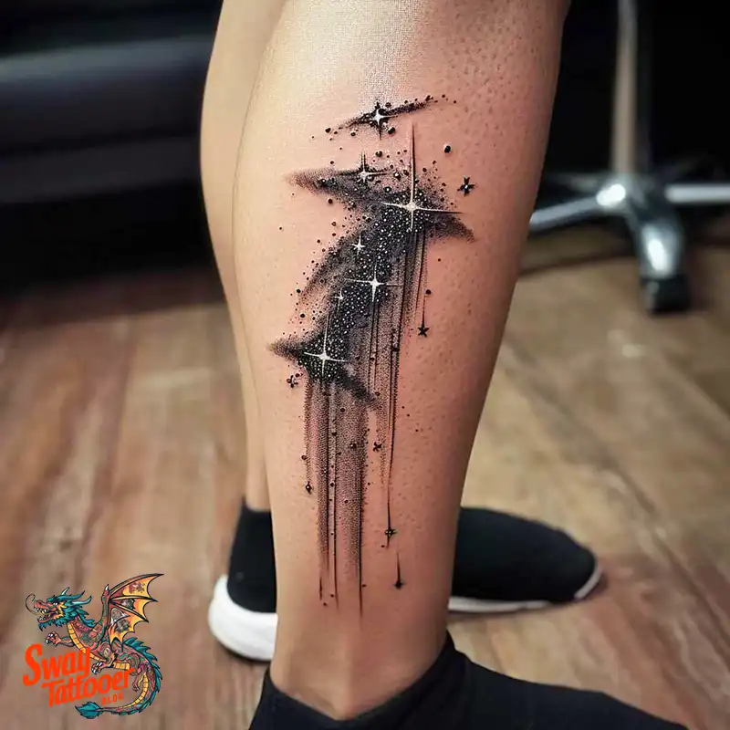 100 Shooting Star Tattoo Design Ideas: Stellar Ink 63 shooting star tattoo