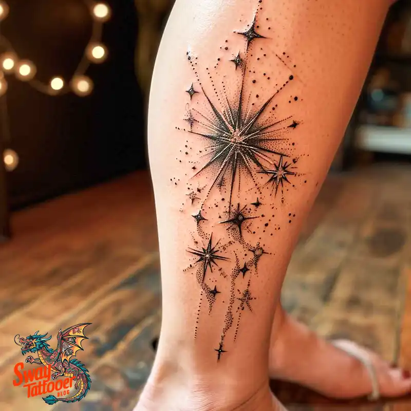 100 Shooting Star Tattoo Design Ideas: Stellar Ink 62 shooting star tattoo