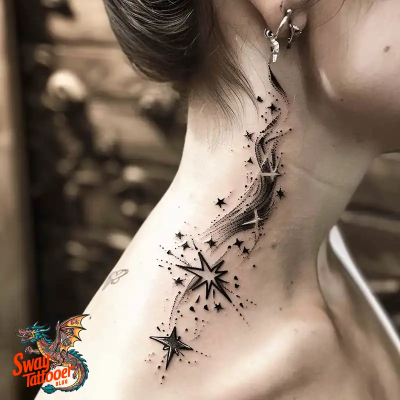 100 Shooting Star Tattoo Design Ideas: Stellar Ink 57 shooting star 35