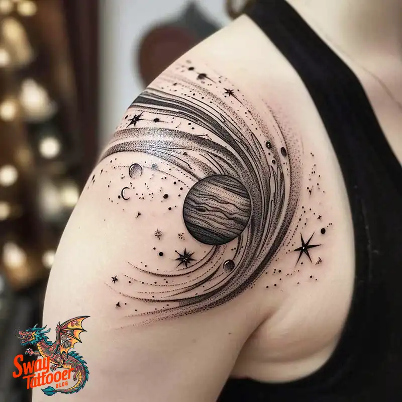 100 Shooting Star Tattoo Design Ideas: Stellar Ink 55 shooting star tattoo