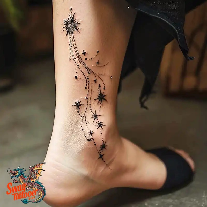 100 Shooting Star Tattoo Design Ideas: Stellar Ink 41 shooting star tattoo