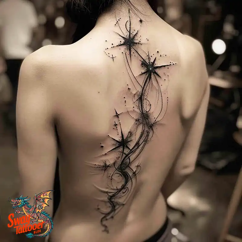 100 Shooting Star Tattoo Design Ideas: Stellar Ink 39 shooting star tattoo