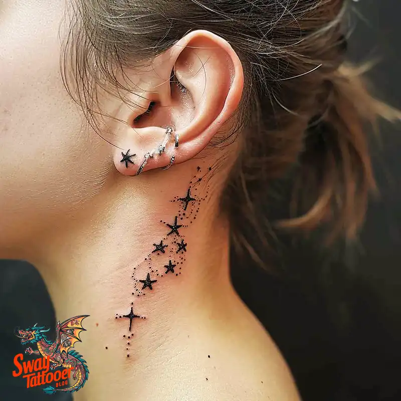 100 Shooting Star Tattoo Design Ideas: Stellar Ink 37 shooting star tattoo