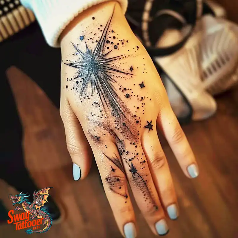 100 Shooting Star Tattoo Design Ideas: Stellar Ink 36 shooting star tattoo