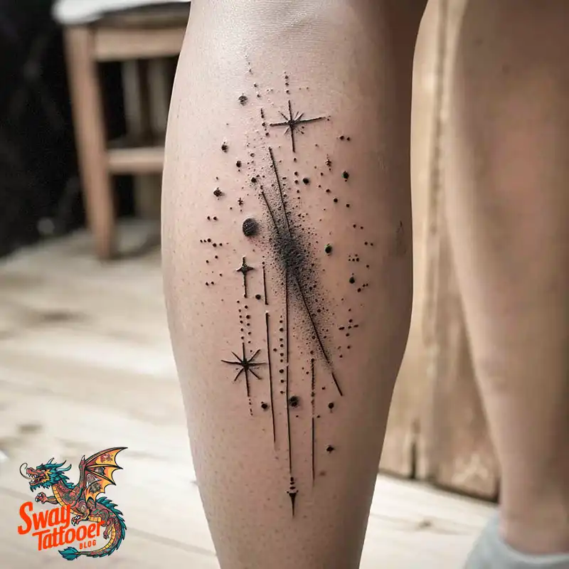 100 Shooting Star Tattoo Design Ideas: Stellar Ink 32 shooting star tattoo