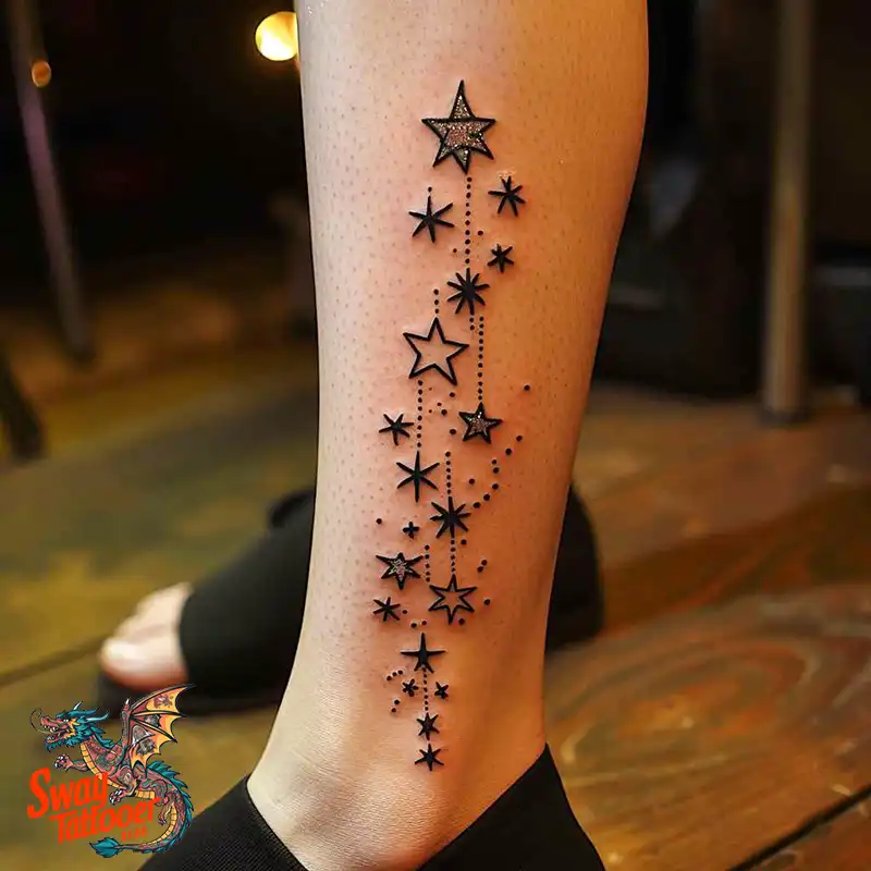 100 Shooting Star Tattoo Design Ideas: Stellar Ink 30 shooting star tattoo
