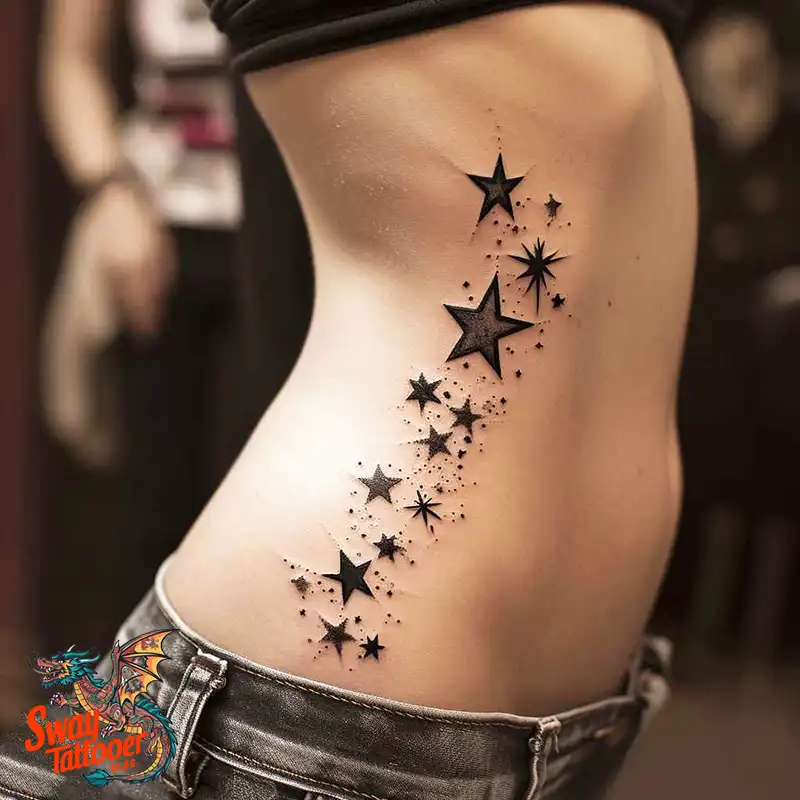 100 Shooting Star Tattoo Design Ideas: Stellar Ink 26 shooting star tattoo