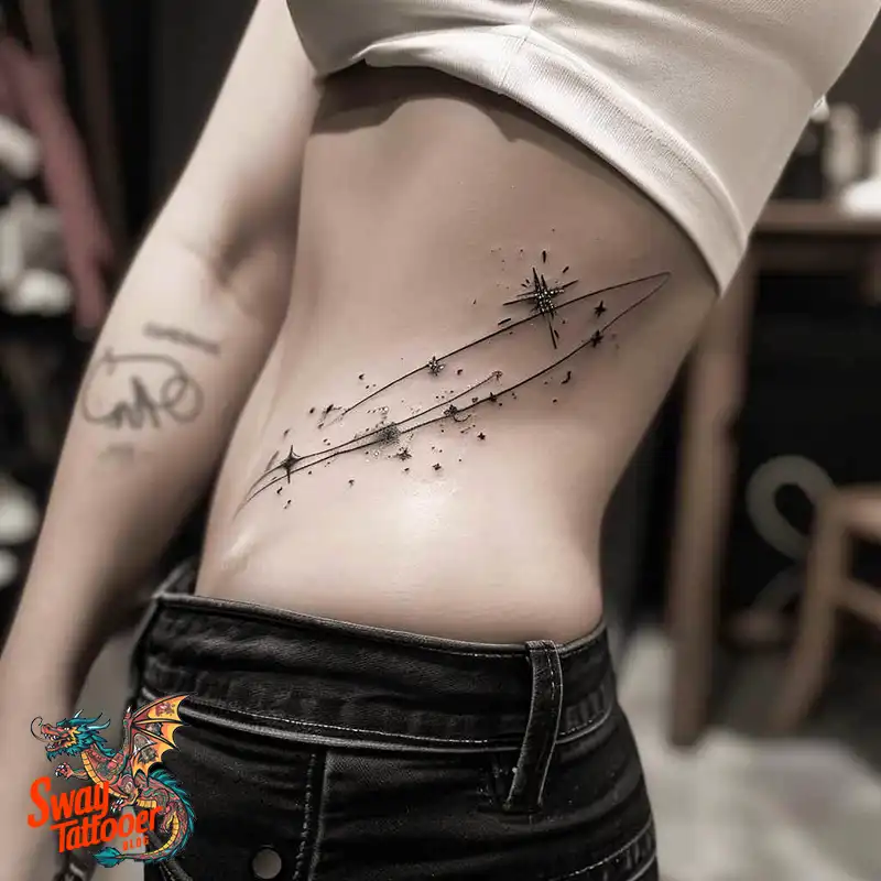 100 Shooting Star Tattoo Design Ideas: Stellar Ink 23 shooting star tattoo